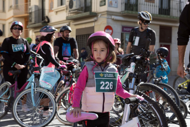 Participantes en el Reto +100 en bicicleta por udela