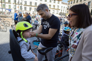 Participantes en el Reto +100 en bicicleta por udela