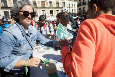 Participantes en el Reto +100 en bicicleta por udela