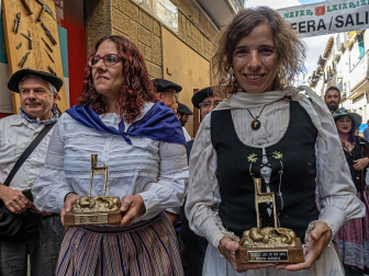 Carreras de layas y mercado de artesanía de Puente la Reina