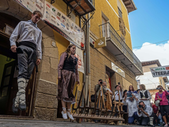 Carreras de layas y mercado de artesanía de Puente la Reina
