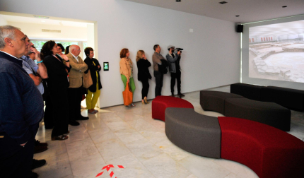 Inauguración de ‘Enozentrum', Centro de la Cultura Vitivinícola de Navarra situado en Olite