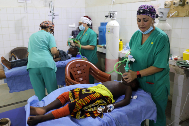 Imagen de la expedición navarra de la ONG 'Hope & Progress' en Senegal