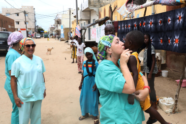 Imagen de la expedición navarra de la ONG 'Hope & Progress' en Senegal
