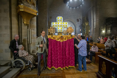 Procesión del Rosario de Cristal en Pamplona