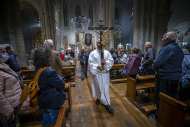 Procesión del Rosario de Cristal en Pamplona