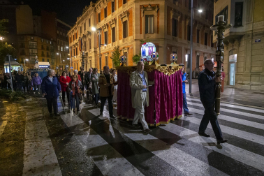 Procesión del Rosario de Cristal en Pamplona