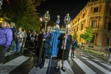 Procesión del Rosario de Cristal en Pamplona