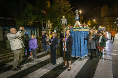 Procesión del Rosario de Cristal en Pamplona