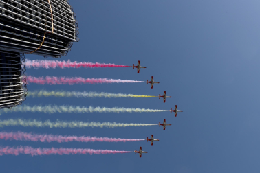Desfile por el Día de la Fiesta Nacional.