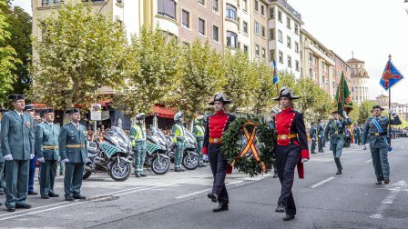 Fotos del desfile de la Guardia Civil en el día de su patrona en Pamplona.