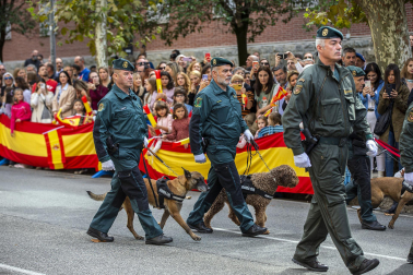 Fotos del desfile de la Guardia Civil en el día de su patrona en Pamplona.