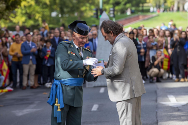 Fotos del desfile de la Guardia Civil en el día de su patrona en Pamplona.