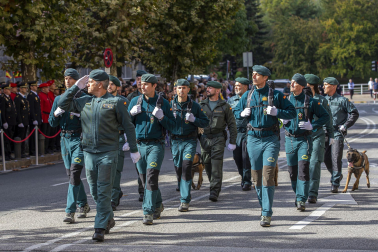 Fotos del desfile de la Guardia Civil en el día de su patrona en Pamplona.