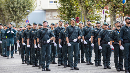 Fotos del desfile de la Guardia Civil en el día de su patrona en Pamplona.