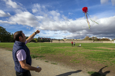Fotos de la 8º edición del Certamen-Exhibición Solidaria de Vuelo de Cometas organizado por Asociación Navarra contra la Fibrosis Quística (FQ Navarra)