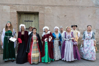 Fotos de la representación teatral de la llegada a Corella del monarca junto a su mujer María Luisa de Saboya en 1711.