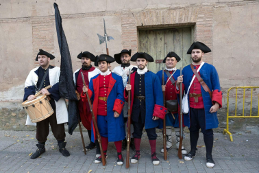 Fotos de la representación teatral de la llegada a Corella del monarca junto a su mujer María Luisa de Saboya en 1711.