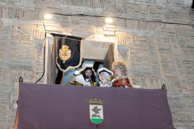 Fotos de la representación teatral de la llegada a Corella del monarca junto a su mujer María Luisa de Saboya en 1711.