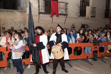 Fotos de la representación teatral de la llegada a Corella del monarca junto a su mujer María Luisa de Saboya en 1711.