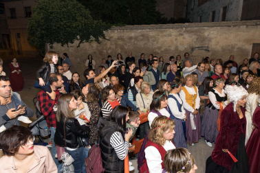 Fotos de la representación teatral de la llegada a Corella del monarca junto a su mujer María Luisa de Saboya en 1711.