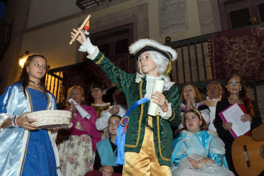 Fotos de la representación teatral de la llegada a Corella del monarca junto a su mujer María Luisa de Saboya en 1711.