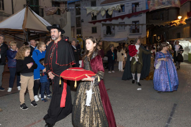 Fotos de la representación teatral de la llegada a Corella del monarca junto a su mujer María Luisa de Saboya en 1711.