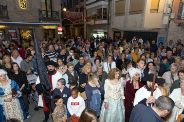 Fotos de la representación teatral de la llegada a Corella del monarca junto a su mujer María Luisa de Saboya en 1711.