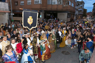Fotos de la representación teatral de la llegada a Corella del monarca junto a su mujer María Luisa de Saboya en 1711.