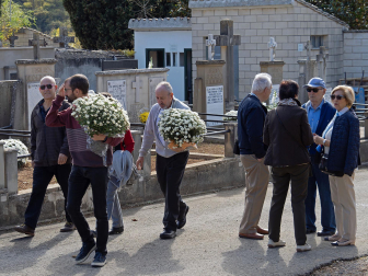 Fotos del día de Todos los Santos en Estella