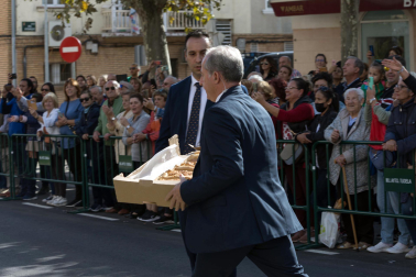 Foto de la reina Letizia durante su visita a Tudela para participar en el homenaje a Pilar Miró en el marco del Festival Ópera Prima