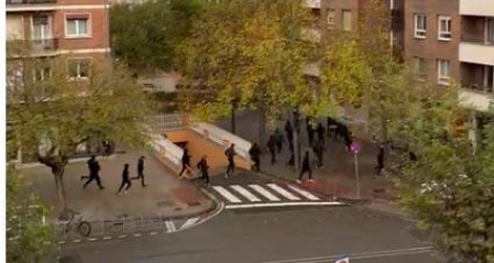 Ultras radicales se han enfrentado en el barrio pamplonés antes del encuentro entre Osasuna y Barcelona