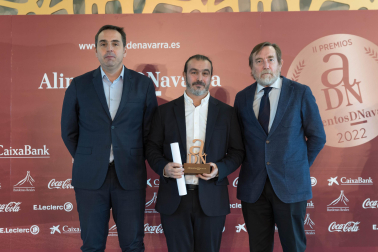 Diego Galilea San Martín (Director Alinar), Javier Campo Blanco (Director Adjunto Conservas Pedro Luis) y Luis Colina Laborda (Presidente Consejo de Administración Grupo La Información).