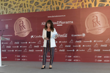 Belén Galindo Lizaldre, presentadora de la gala de los premios Alimentos DNavarra.