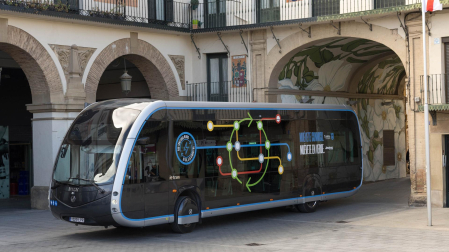 Los autobuses eléctricos que tendrá Tudela han contado con apoyo de los fondos europeos