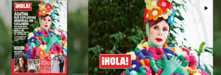 Portada de Hola, con Agatha Ruiz de la Prada