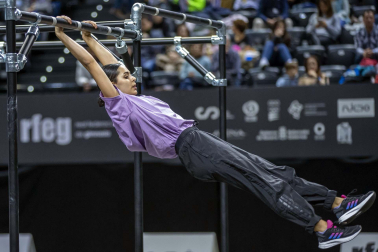 Fotos del Campeonato de España de Parkour en el Navarra Arena.