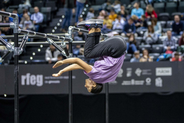 Fotos del Campeonato de España de Parkour en el Navarra Arena.