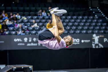 Fotos del Campeonato de España de Parkour en el Navarra Arena.