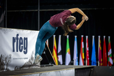 Fotos del Campeonato de España de Parkour en el Navarra Arena.