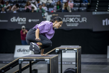 Fotos del Campeonato de España de Parkour en el Navarra Arena.