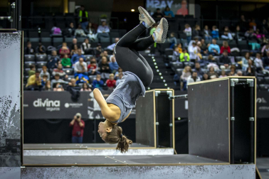 Fotos del Campeonato de España de Parkour en el Navarra Arena.