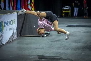 Fotos del Campeonato de España de Parkour en el Navarra Arena.