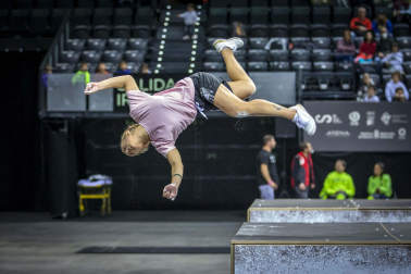 Fotos del Campeonato de España de Parkour en el Navarra Arena.