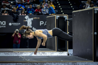 Fotos del Campeonato de España de Parkour en el Navarra Arena.