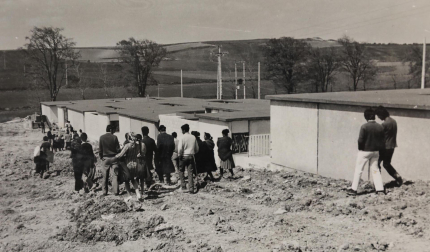 Fotos históricas del Poblado de Santa Lucía.