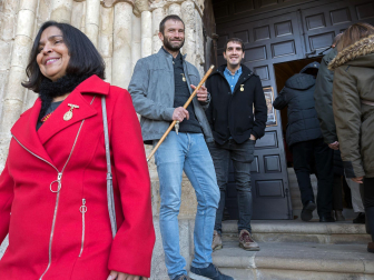 Fotos de los actos con motivo de la festividad de San Andrés en Estella.