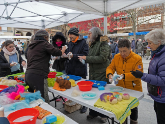 Fotos del domingo de ferias de San Andrés en Estella.