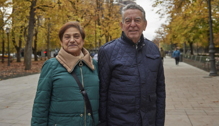 María Ángeles García y Manuel Giménez