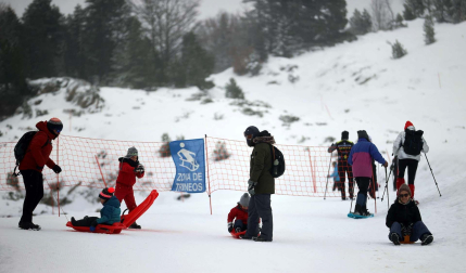 Fotos de la nieve en Larra Belagua.